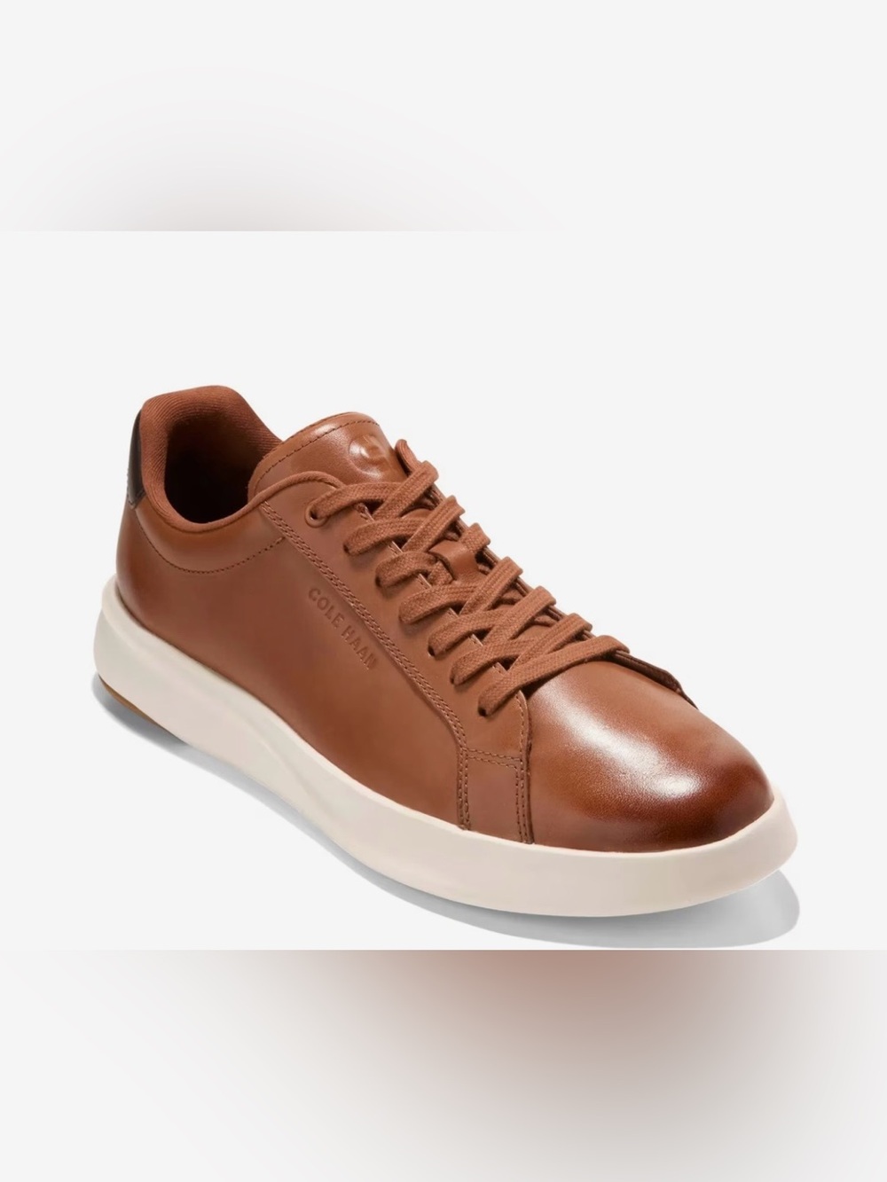 Cole Haan GC Traveler Men’s Leather Low-Top Sneaker Brown Size 11